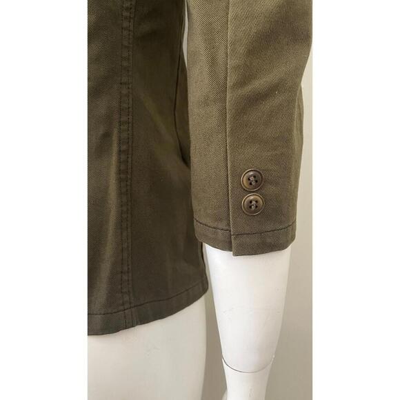 Y'S YOHJI YAMAMOTO GREEN ARMY JACKET - Picture 8 of 14